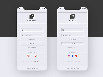 Login screen app clean login login screen mobile mobile ui ui user interface ux ux ui