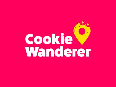 Cookie Wanderer Logo art branding design flat icon illustrator logo vector