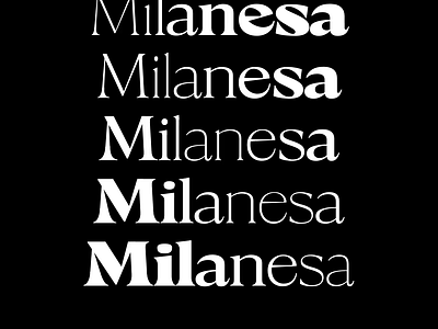 Milanesa variable font. design font sudtipos typeface typography