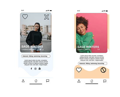 Daily Ui Challenge 006 Dating App User Profile app dailyui design ui ux