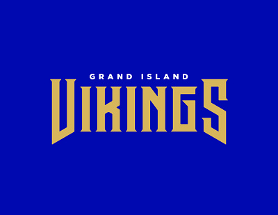 Grand Island Vikings branding buffalo ny logo logotype mascot sports sports branding stronghold studio typography viking vikings