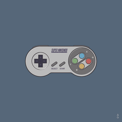 SUPER NINTENDO adobe art car design designer flat graphic graphicdesign illustration illustrator