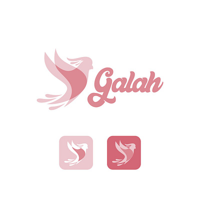 Gallah Bird app bird illustration bird logo branding design icon illustration logo minimal vector