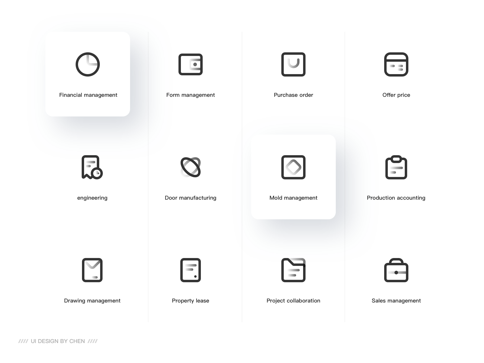 Example of icon design