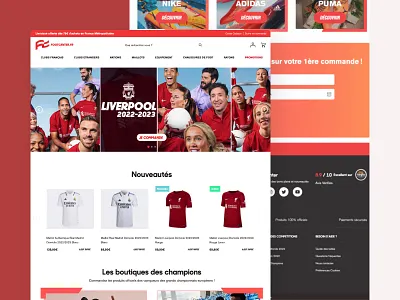 Foot Center Marketing Automation agence center design dnd ecommerce foot magento ui website