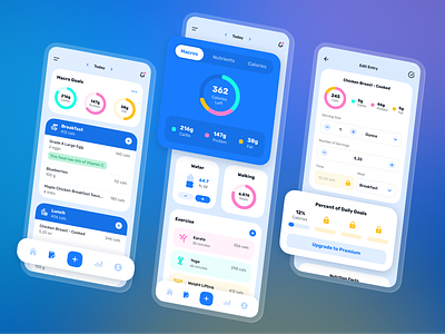 Myfitnesspal designs, themes, templates and downloadable graphic elements  on Dribbble