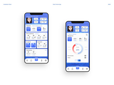 Smart Home App concept app app design concept daily home interaction mobile app mobile app design mobile ui smarthome ui uidesign uiux ux uxui