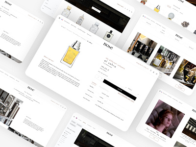 nose 360 360 view art direction black white clean cosmetic ecommerce flat design minimalistic nose perfume premium products ui ux ui ux design uidesign