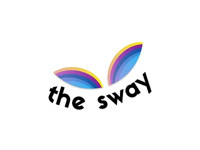 Butterfly Wings Logo branding butterfly color colorful colors colour colour palette daily design flat gradient gradients illustration illustrations insect logo rainbow sway vector wings