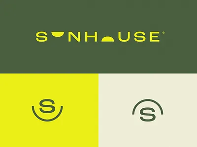 ☀️🏠 ben stafford branding bright cheerful design geometric happy house logo logomark logotype registered sun sunhouse sunny sunrise sunset type