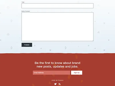 Writescape createpost page branding buttons css dailyui html illustration react ui ux web