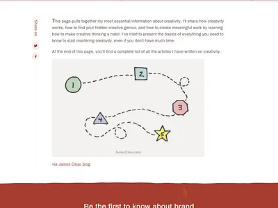 Writescape single post css daily dailyui html react typography ui ux web