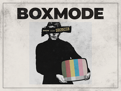 Boxmode - Branding for Website Builder brand identity branding digital modern popart punk warhol website builder