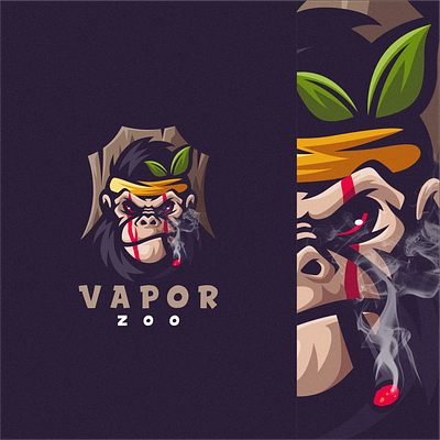 vapor zoo angry brand character e sport e sports esport esports logo mascot sport