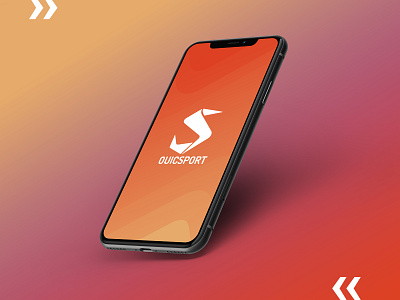 OUICSPORT Branding app branding design france logo mobile app mockup print sport ui uidesign