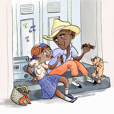 Happy old age bookillustration characterdesign childrenbook childrenbookillustration cutecharacter design illustration illustrations illustrator