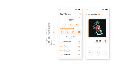 Music App app design flat minimal minimalist music music player simple design ui