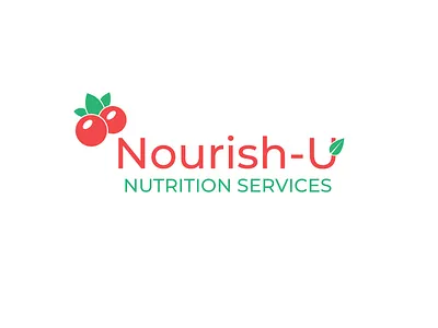 Nutrition brand logo berry logo nourish logo nutrition logo