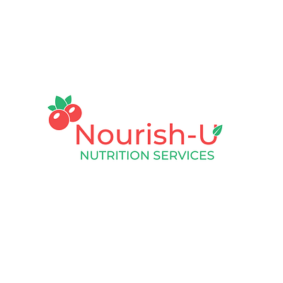 Nutrition brand logo berry logo nourish logo nutrition logo