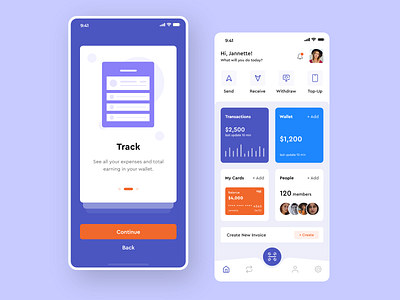 Wallet App adobe adobe xd app design home page ios ios app mobile app mobile app design mobile design mobile ui payment app splash screen typography ui ui ux ui design ux design wallet wallet ui