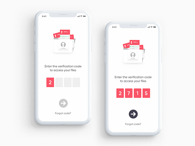 Verification Code UI appdesign clean ui flat ui design illustration ios iosapp mobile ui splashpage splashscreen ui uidesign verification verified