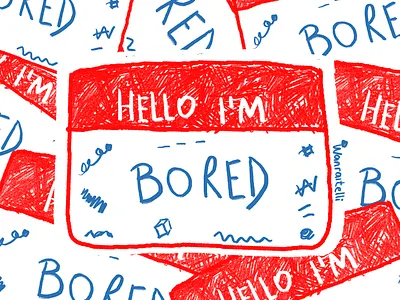 Bored arte digital bored design digital art femenine flat graphic design illustration illustrator logo photoshop photoshop art sticker design wacom intuos