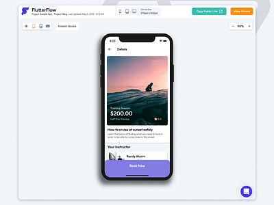 Preview Mode (light mode) app app builder app design flutter iphonex preview app share ui ux web web app