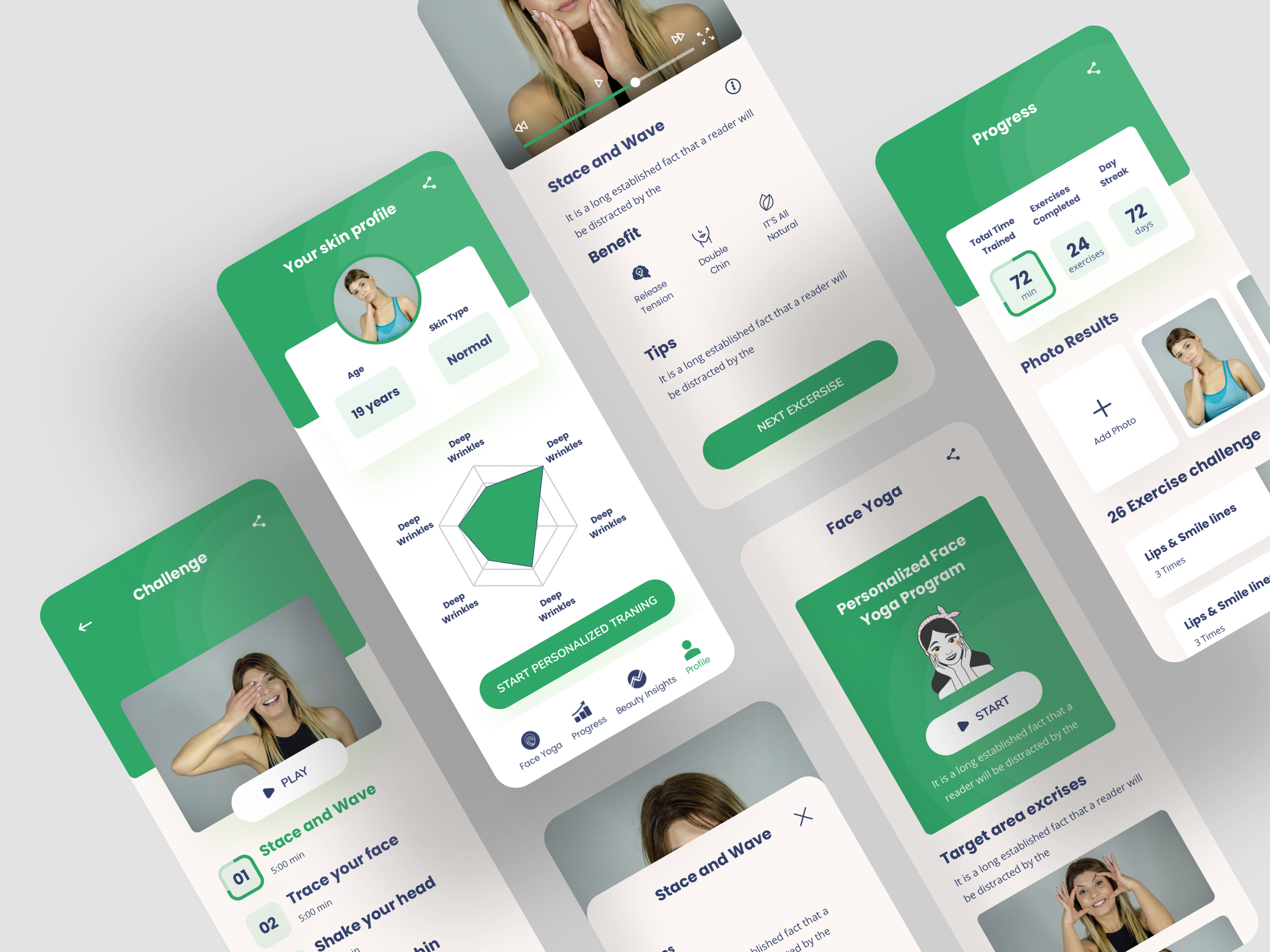 Example of Mobile App Design / From 5 Screens