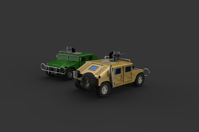 Humvee - 3D model 3d model 3d modelling 3d models army cad car hummer military rhino solidworks three dimensional toy toys vr