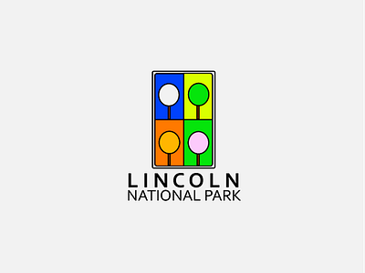 LINCOLN NATIONAL PARK 50daylogochallenge dailylogochallenge day20 graphic logodesign nationalpark