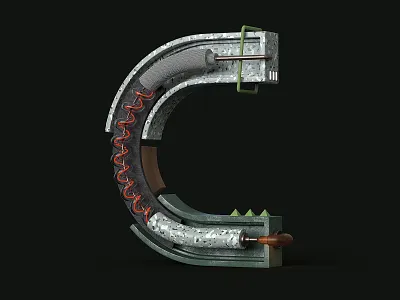 c 3d abstract c4d cinema 4d design geometric photoshop ui ux web