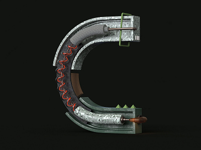 c 3d abstract c4d cinema 4d design geometric photoshop ui ux web