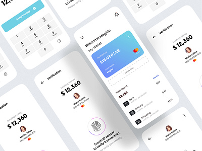 Financial Mobile App app app design banking banking app credit card crypto dashboard design design financial mobile app fintech fintech app fintech industry interface mobile mobile app money transfer online banking transactions wallet app web