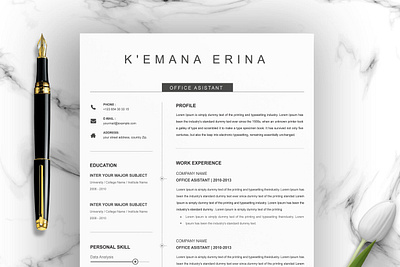 Resume Template | Modern & Professional Resume Template clean resume cover letter creative resume cv template minimal resume modern modern resume multipurpose professional professional resume responsive resume resume design resume template resume templates resumes simple template ui ux