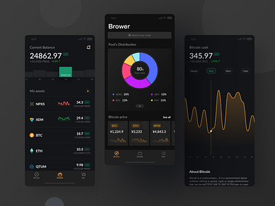 Digital currency app balance