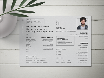 Landscape Clean Resume Design creative resume cv design design illustrator resume resume clean resume cv resume design resume template