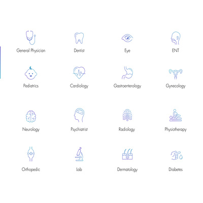 Medical Icon adobe illustrator flatdesign gradient icon icons vector vectoricons