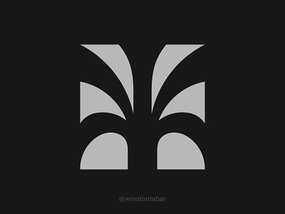 Plant abstract branding clean design geometric illustration logo logomark minimal ui