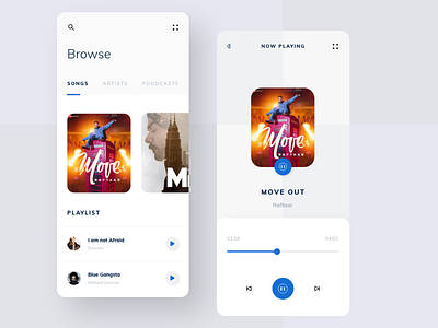 Music Player UI album cover art album covers artist artists mobile app mobile app design mobile design mobile ui music music app music art music player now playing player playlist product product design prototype uidesign uxdesign