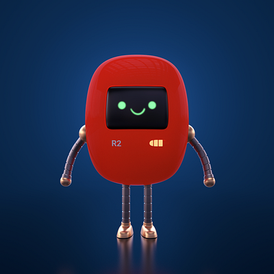 R2-Bot 3d 3d art adobe photoshop animation character character design cinema4d design illustration redshift