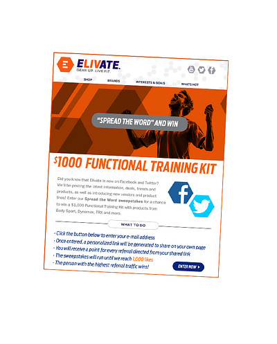 ELIVATE email campaign