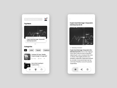 News App app blackandwhite clean clean design clean ui headline material materialdesign news news app newsfeed newsletter newspaper retro ui uidesign