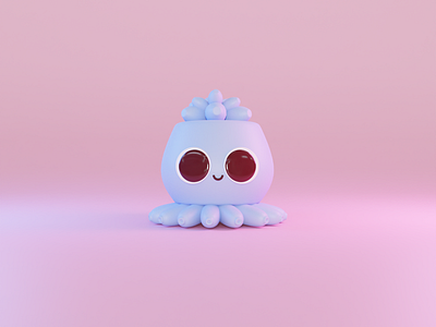 little octopus 3dart blender blender3d digital3d digitalart octopus render