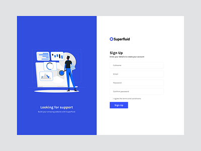 Superfuild Register form dashboard ui figma design form design freebies login design login form login page sketch ui uidesign userinterface