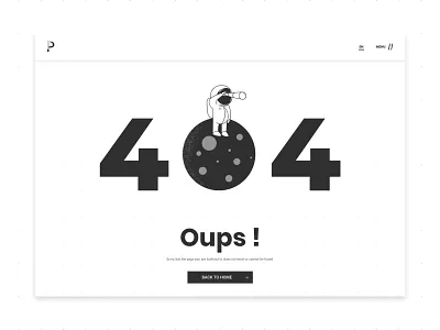 404 - Web Page Error 008 404 404 error page 404 page astronaut daily ui dailyui design designer designs illustration interface interfacedesign space ui uidesign ux web design webdesign website