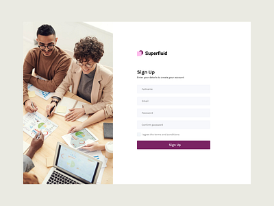 Super fluid Register Form Freebies clean design clean ui dashboard design dashboard ui figma design form design forms free freebies login page register register form registration form sketch uidesign userinterface