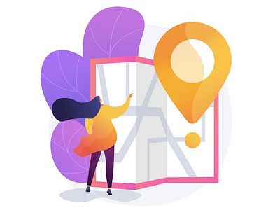 Location - animated UI element animated animation concept illustration svg animation ui deisgn ui element uiux vector vectorillustration web animation