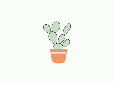 Cactus Plant abstract adobe adobe illustrator aesthetic aesthetics cacti cactus design illustration plant planting pot pots terracotta