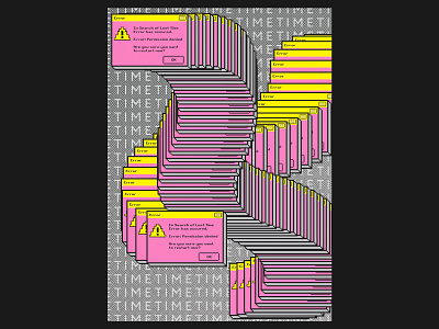 Time communication design graphic design poster poster a day poster art poster design