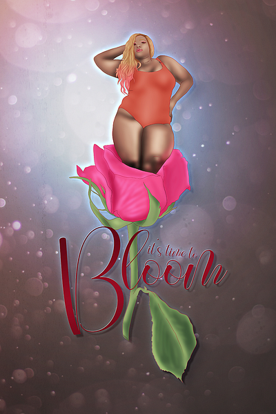 Time To Bloom design digital illustration photoshop